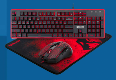 In Store Coupon - FREE Redragon S107 Gaming Keyboard, Mouse & Mousepad