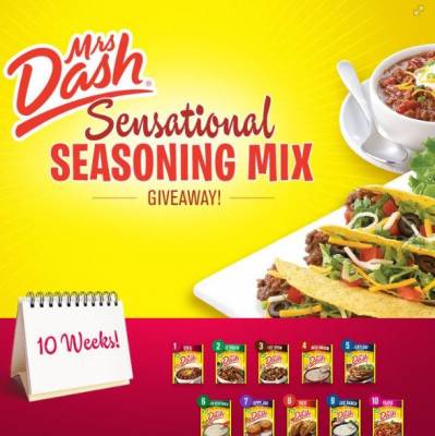 Mrs. Dash Facebook Weekly Seasoning Mix Giveaway!