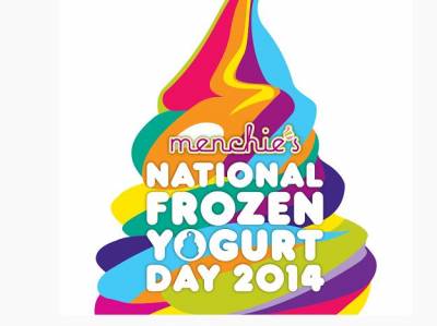 National Yogurt Day,at Menchie's: Receive a coupon for the first 6 oz. of your m