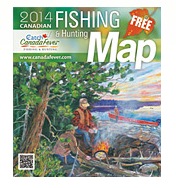 Northwest Ontario Fishing & Hunting Map 