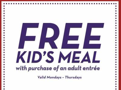 Olive Garden: Free Kid's Meal with Purchase of Adult Entree!