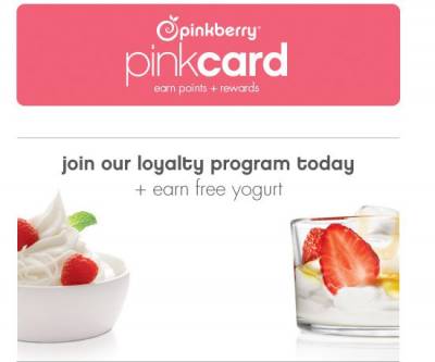 Pinkberry: Join the Free Loyalty Program and Earn Free Yogurt