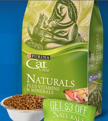 Printable Coupon: Save $3 On Purina Go Naturals Cat Chow!