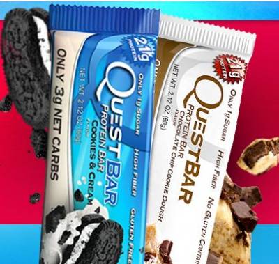 Quest Nutrition: 2 Free Quest Bar Samples- "Like" and "Share" on Facebook