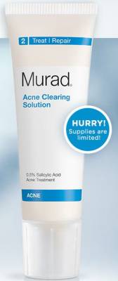 Receive a free sample of Murad Acne Clearing Solution