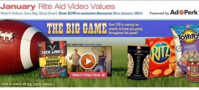 Rite Aid Video Values: Save for the Big Game
