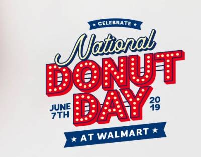 Sample coffee & donuts at Walmart (June 7)