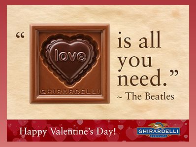Share a Ghirardelli Chocogram Receive a Coupon