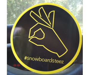 Snowboard Steez Stickers