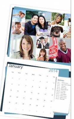 Staples: Create a Free Photo Calendar With Your Friends' Birthdays.