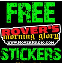 Stylin' Trucks Free Rover's Morning Glory Sticker