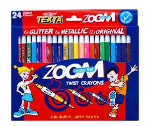 2 Free Texta Zoom Twist Crayons