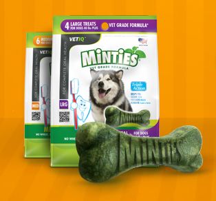 VetIQ Pet Care: "Like" Their Facebook Page-FREE Sample of Minties for Dogs!
