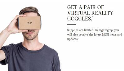 Request  Virtual Reality Goggles from Mini