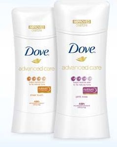 Walmart: $2 Printable Coupon Dove Advanced Care Deodorant