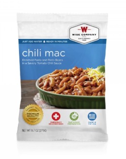 Wise Company Emergency Food Sample (Chili Macaroni)