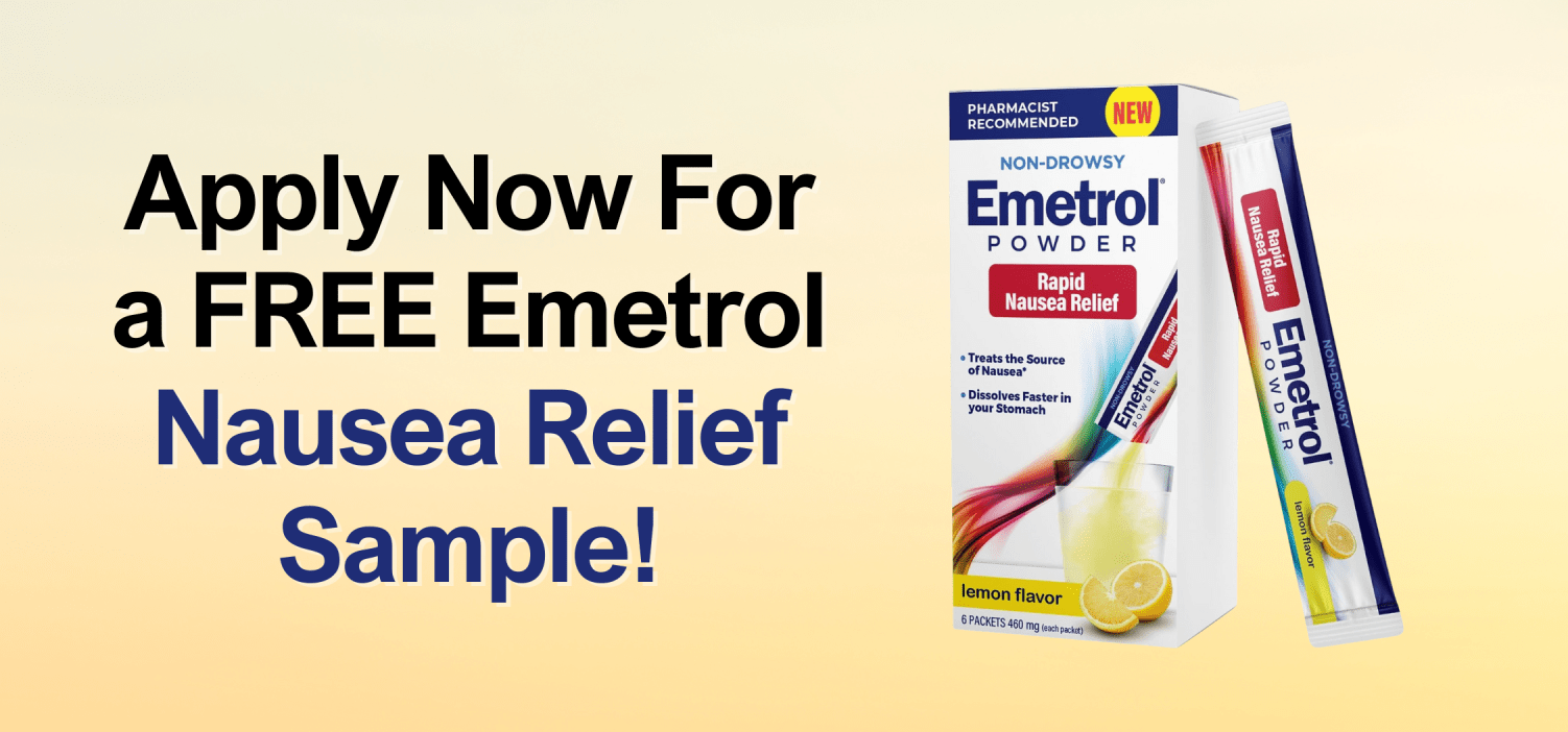 Apply Now For A FREE Sample Of Our Revolutionary Emetrol Powder!