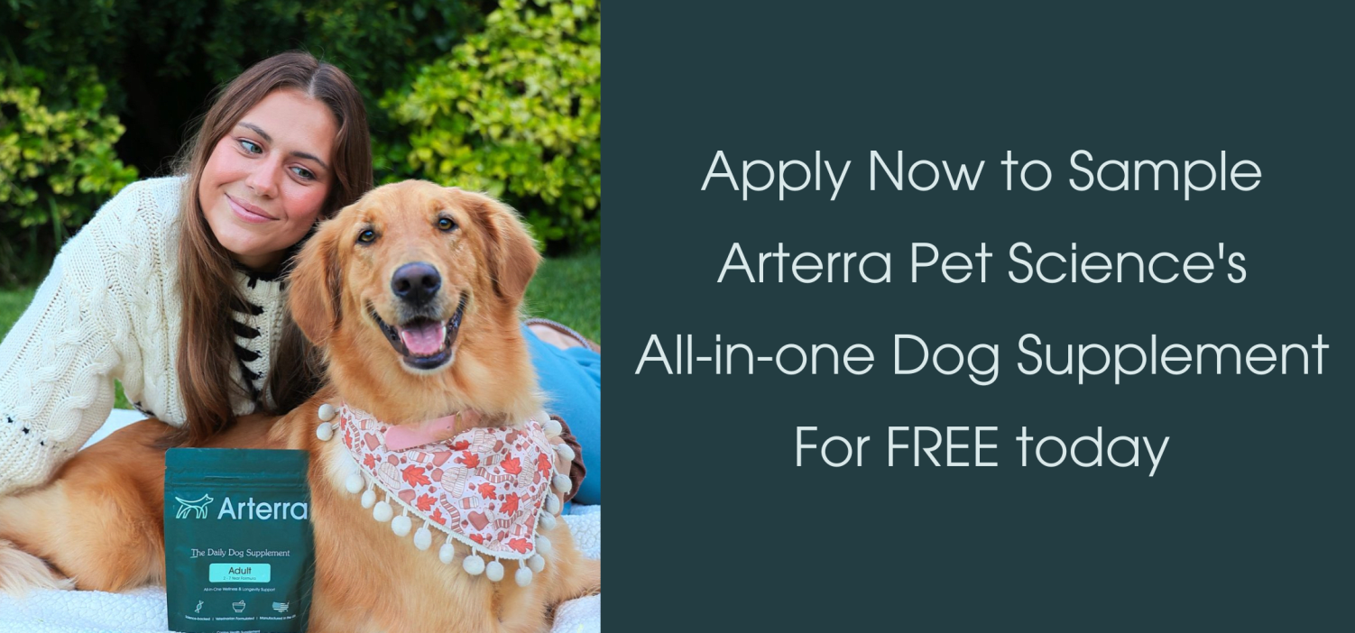 Apply Now for Your Chance to Try Arterra All-in-One Dog Supplement for Free!