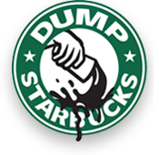 Free Bumper Sticker - Dump Starbucks
