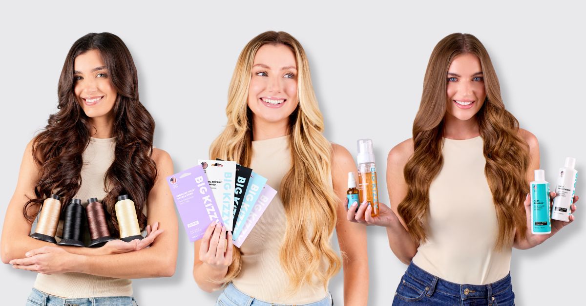 free hair extension replacement tape from Big Kizzy
