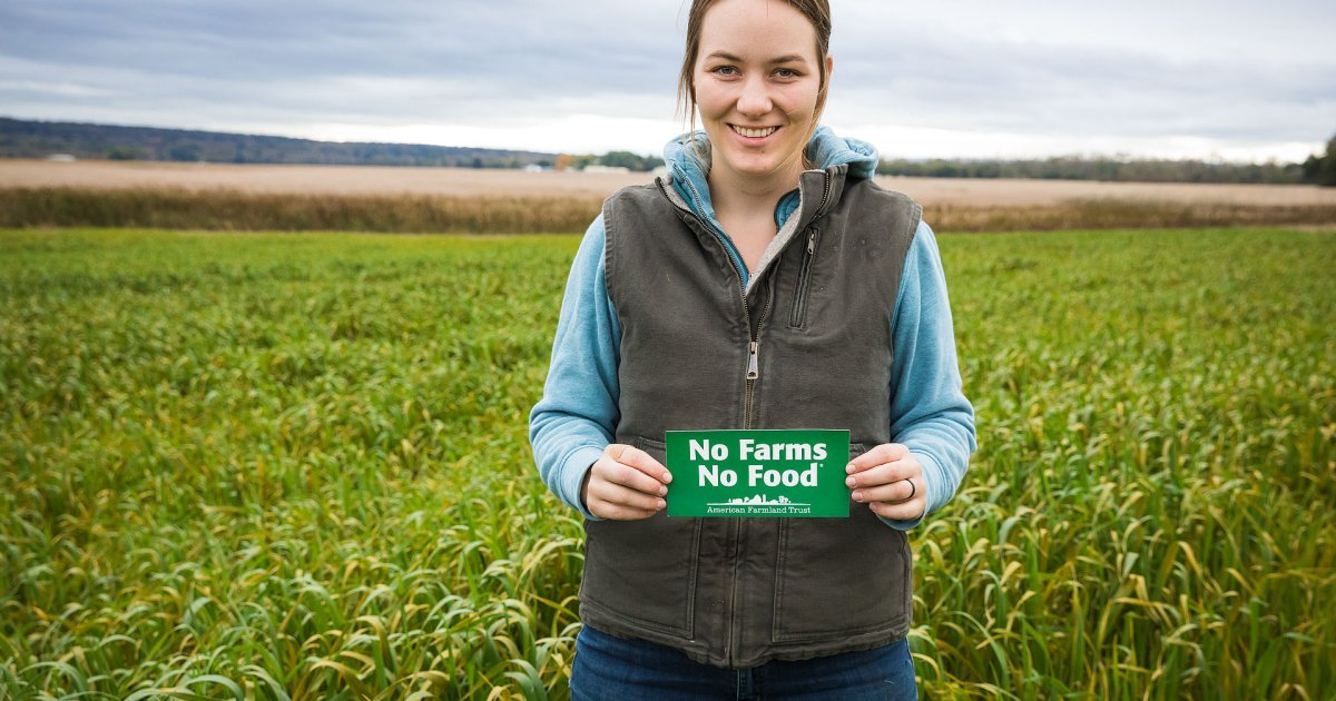 free No Farms No Food® bumper sticker!