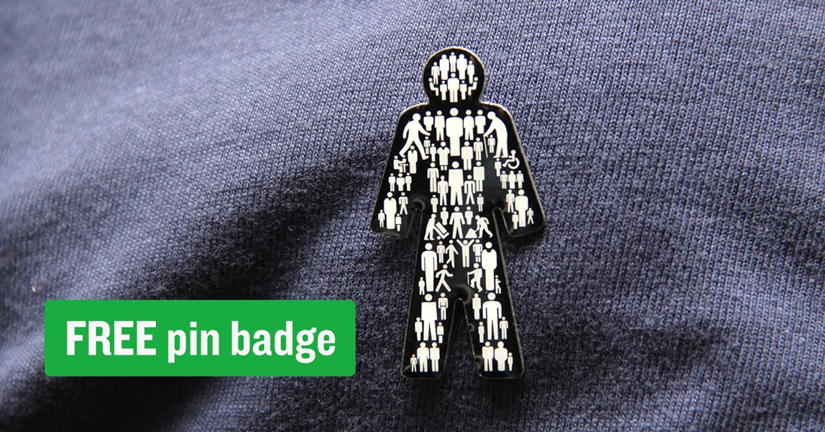 Free Prostate Pin Badge