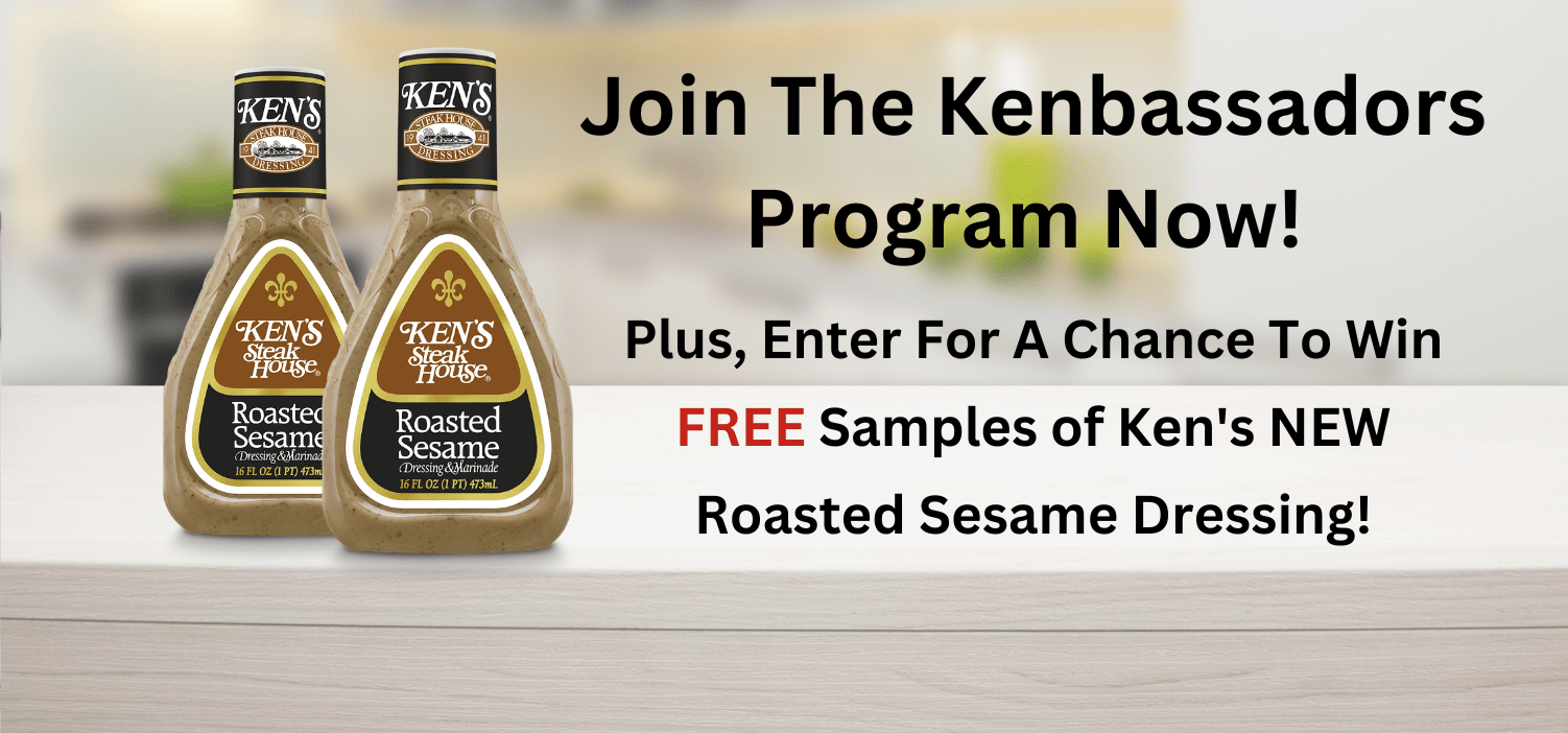 FREE Sample Of Ken's NEW Roasted Sesame Dressing