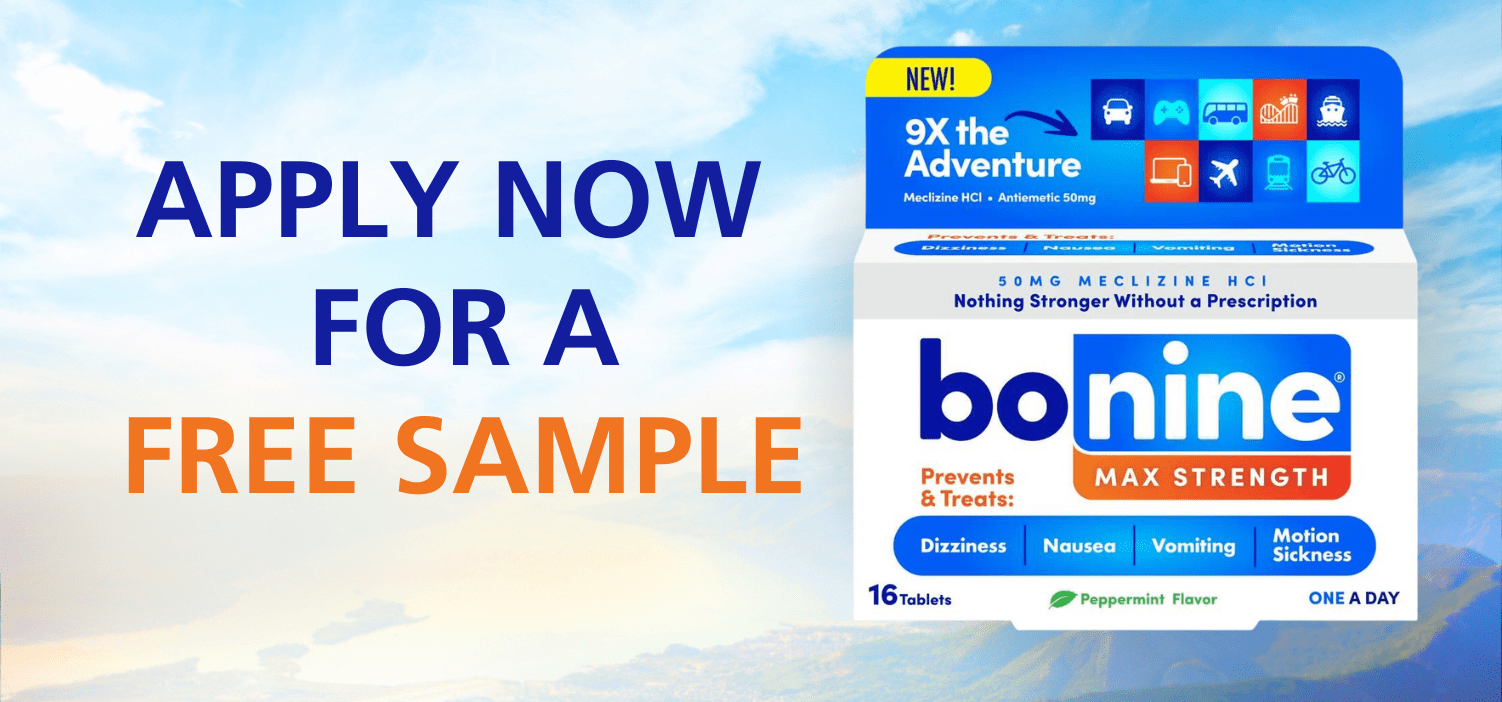 FREE Sample Of Max Strength Motion Sickness Tablets!