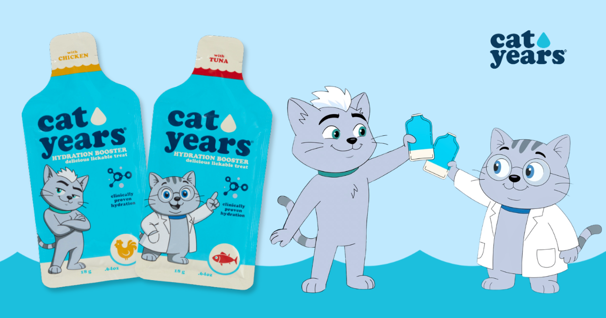Free Sample of Cat Years Hydration Booster