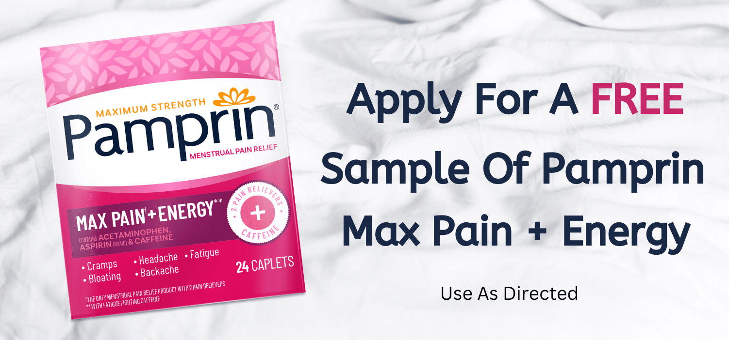 FREE Sample Of Pamprin Max Pain + Energy!