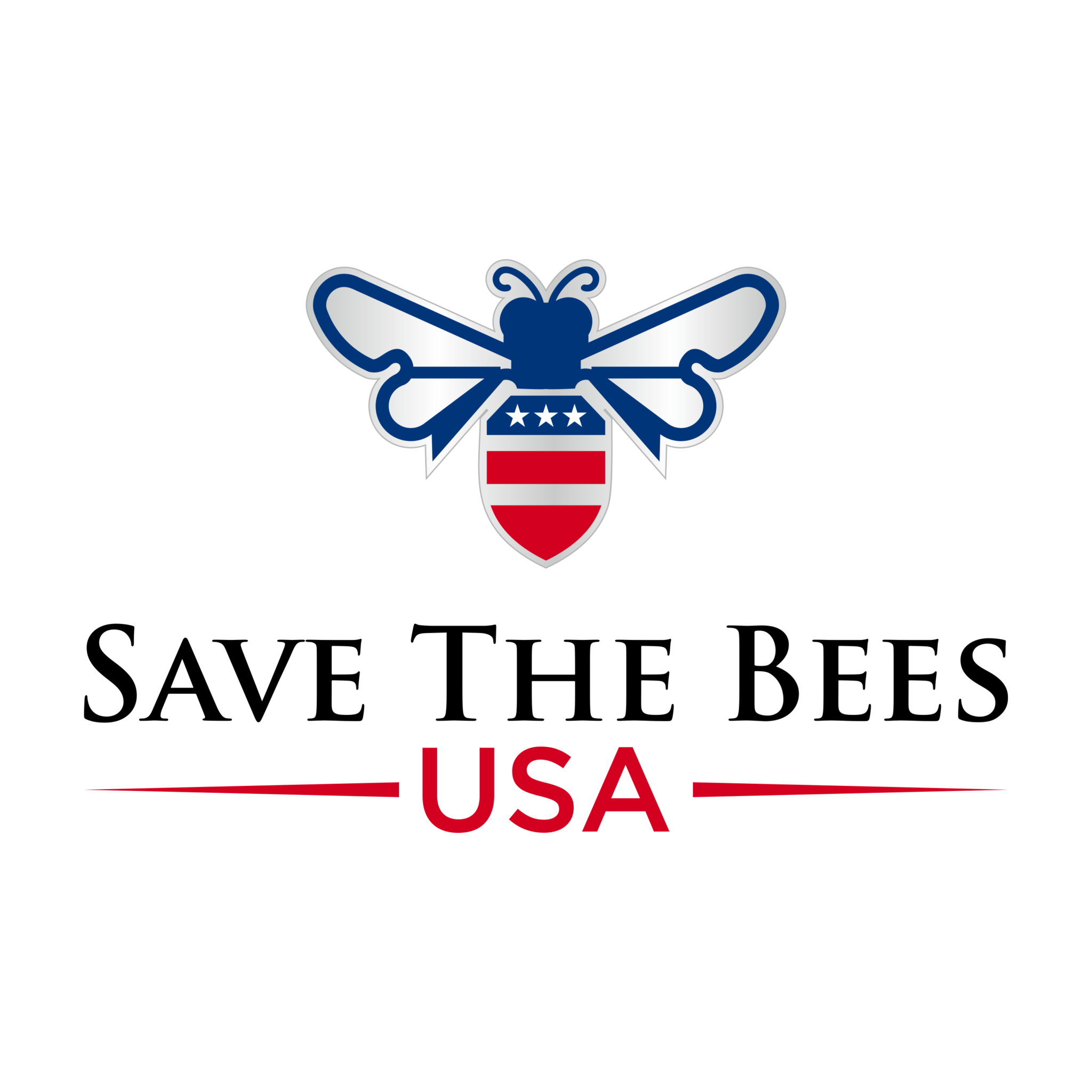 Free Save The Bees USA Sticker