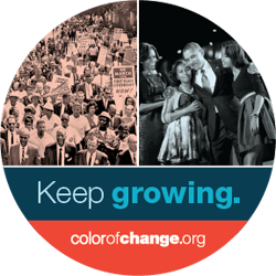 Free Sticker from Color of Change