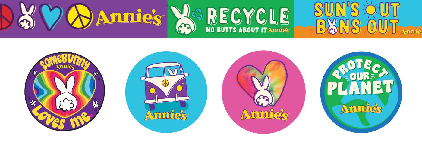 Free stickers from Annie’s