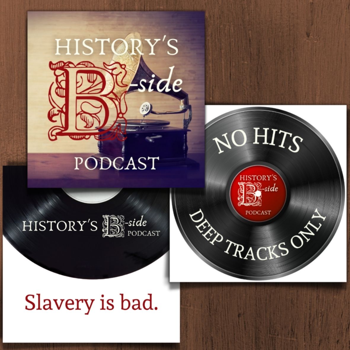 Free Stickers, Bookmarks & Postcards History’s B-Side