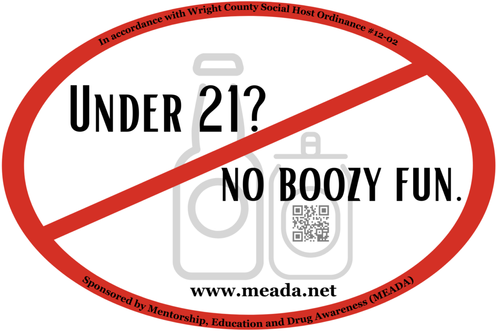 Free Stickers - \"NO BOOZY FUN\"