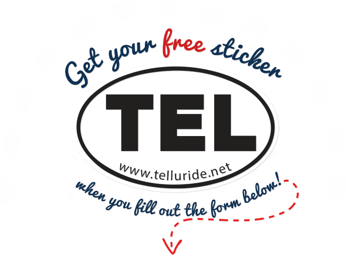 Free Telluride Sticker Giveaway