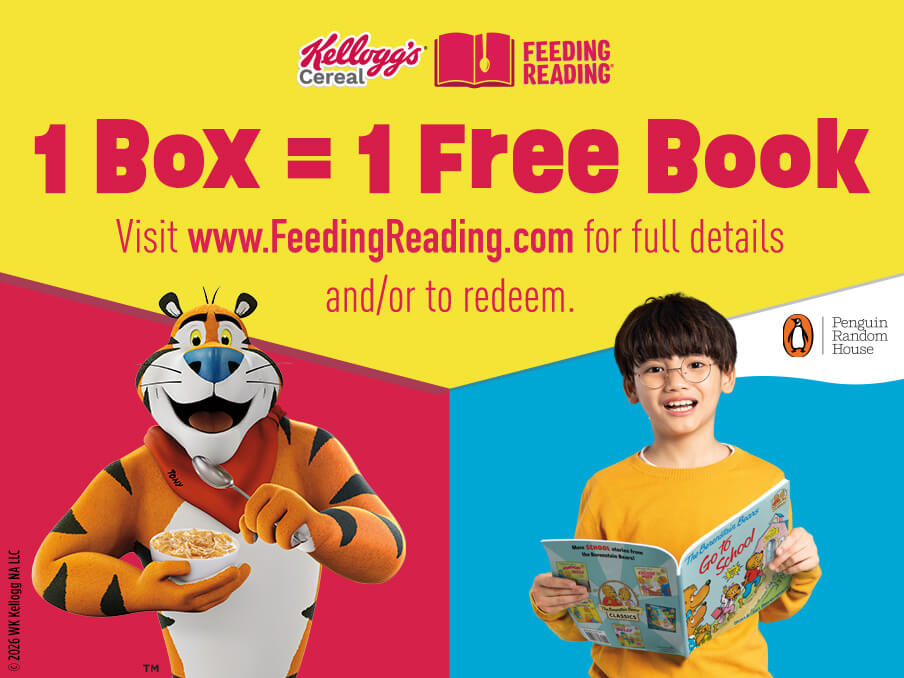KELLOGG’S™ BACK TO SCHOOL - FEEDING READING BOOK OFFER